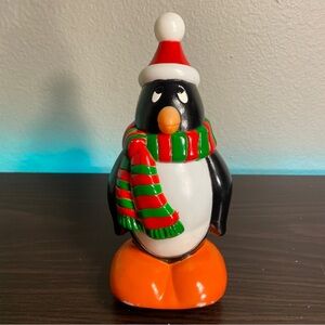 VTG 1999 Empire Penguin Chilly Willy Plastic Light Topper Blow Mold Christmas 9"
